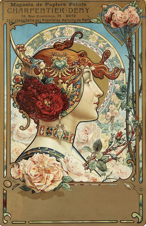 Art Nouveau Maiden Art Nouveau Desenho Fine Art Henri Privat Livemont Poster Hd Phone