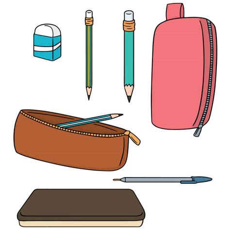 600 Cute Pencil Case Illustrations Royalty Free Vector Graphics