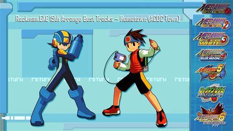 Megaman Battle Network All Acdc Town Themes V2 Youtube