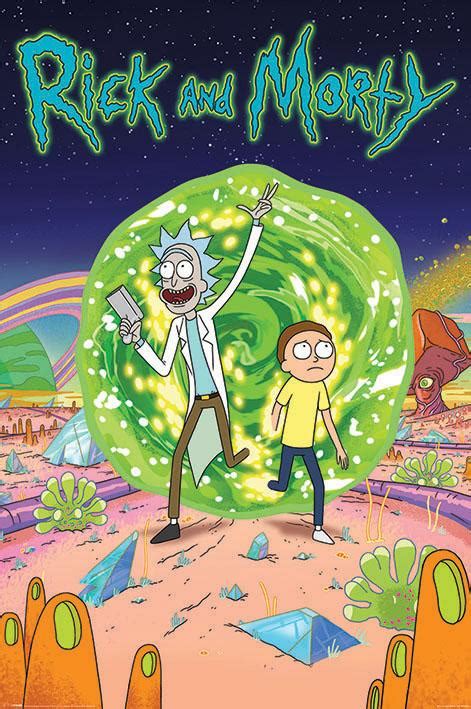 Купить Рик и Морти Портал Rick And Morty Portal Постеры