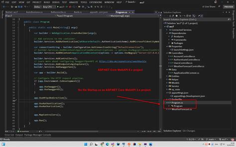 How To Move Code In Startup Cs In Asp Net Core To Asp Net Core