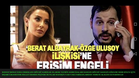 الواجهة ، لن تحتاج إلى دخول المتصفح ، وفتح موقع الويب والعثور على المحتوى الذي تحتاجه ، يمكنك الآن الدخول إلى. Berat albayrak özge ulusoy skandalı - YouTube