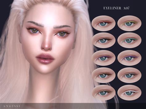 The Sims Resource Eyeliner A07