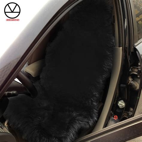 kawosen 100 natural fur australian sheepskin car seat covers universal wool car seat cushion