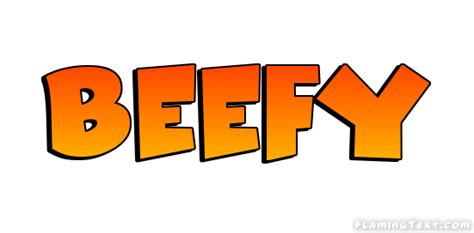 Beefy Logo Free Name Design Tool From Flaming Text