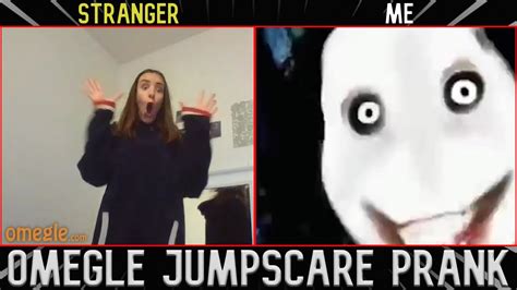 jeff the killer jumpscare prank on omegle youtube