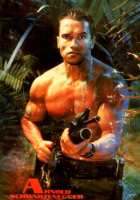 Its success spawned the multimedia predator franchise. Poster PREDATOR (1987) Arnold Schwarzenegger (Promo Foto ...