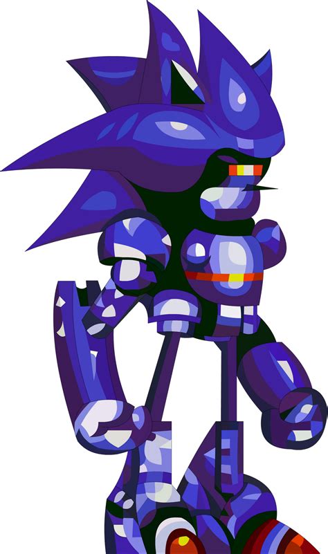 Smbz Mecha Sonic Sprites Clipart Mecha Sonic Pixel Art Png Sonic