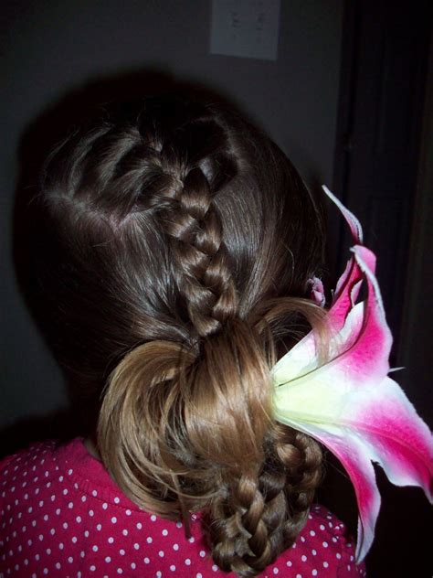 Maybe you would like to learn more about one of these? My Little one's hair: Flat side french braid