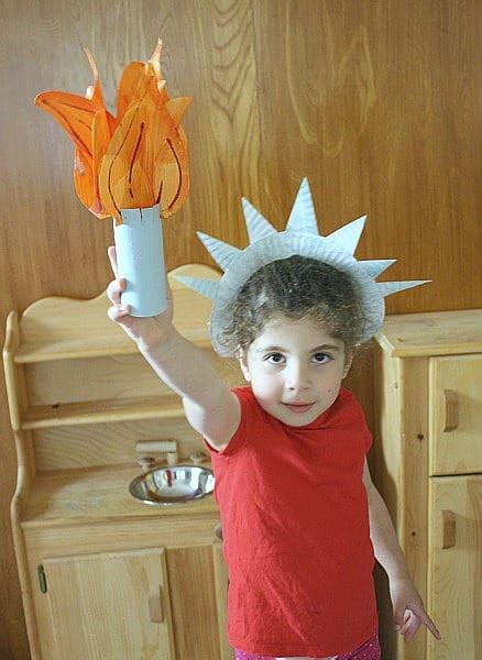 Crafts For Kids Make A Statue Of Liberty Crown And Torch Buggy And Buddy