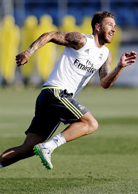 Sergio Ramos Real Madrid Training July 11 2015 Real Madrid Football