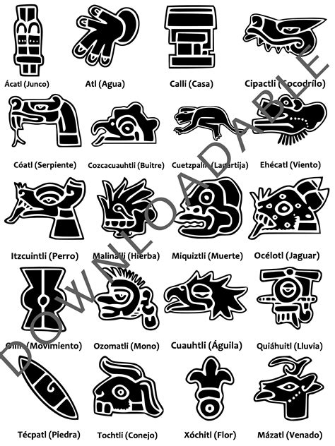 Aztec Calendar Symbols And Meanings Printable Word Searches The Best Porn Website