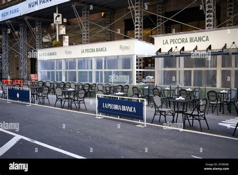 Temporary Covid 19 Regulated Outdoor Sidewalk Cafes And Restaurants