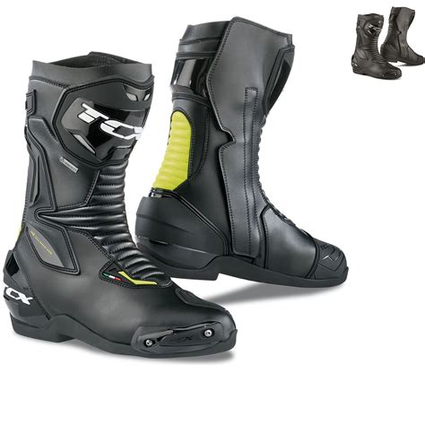 Pu malleolus, toe and heel inserts. TCX SP-Master Gore-Tex Motorcycle Boots - Race & Sports ...