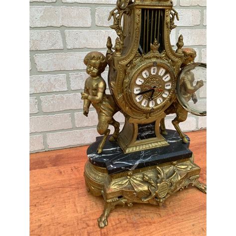 Imperial Franz Hermle Brevettato Ornate Figural Mantle Clock Chairish