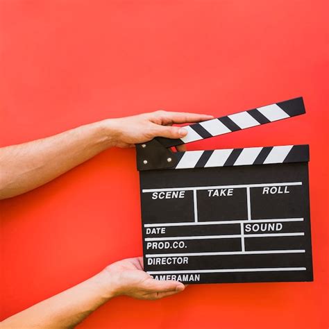 Regiekonzept Mit Clapperboard Kostenlose Foto