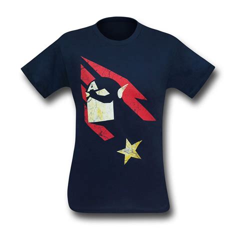 captain america minimalist print 30 single t shirt