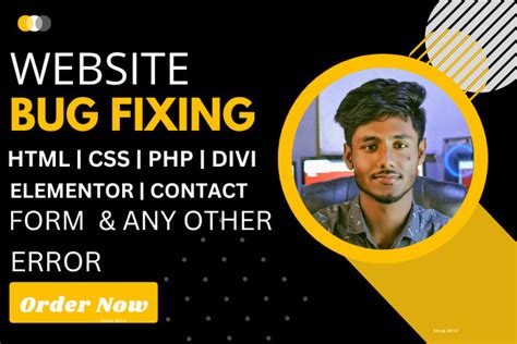 I Will Fix Wordpress Website Problems Errors Html Css Elementor For Freelancer Md