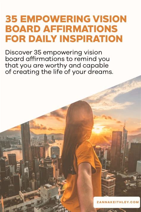 35 Vision Board Affirmations For Daily Inspiration Zanna Keithley