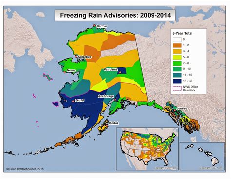 Deep Cold: Alaska Weather & Climate: Alaska Winter Weather Advisories