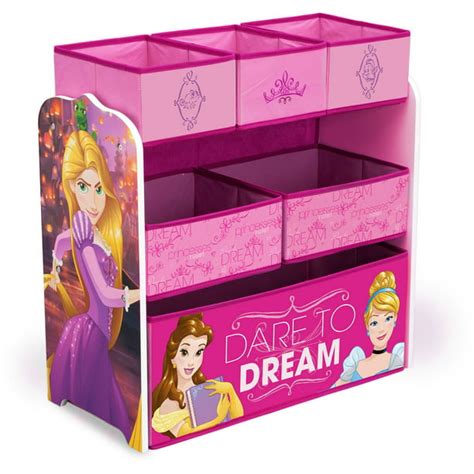Disney Princess Multi Bin Toy Organizer By Delta Children