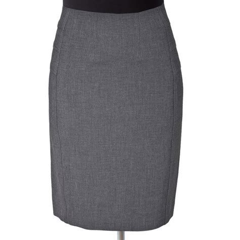 pencil skirt gray amature housewives