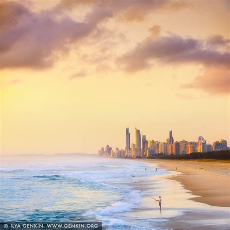 Surfers Paradise At Sunrise Print Photos Fine Art Landscape