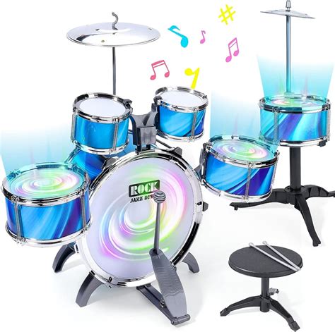 Kids Drum Set For Toddlers 1 3 15 Piece Drum Set For