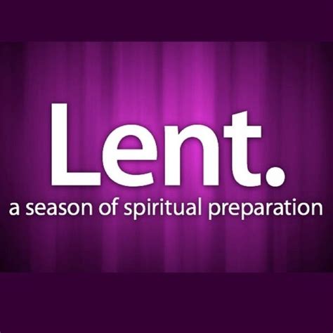 Lent Lenten Season Seasons