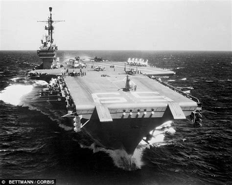 Uss Forrestal Navys First Supercarrier Begins Final Voyage To The