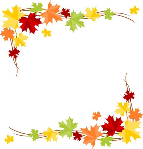 Autumn Leaves Corner Illustrations Royalty Free Vector Graphics And Clip