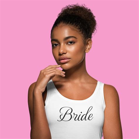 Bride Racerback Tank Bride Bride Shirt Honeymoon Shirt Wedding