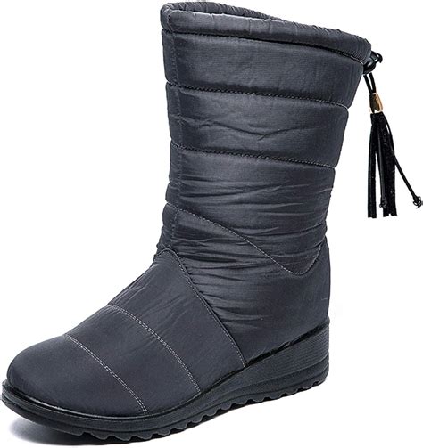 crazyfly botas de invierno para mujer cómodas impermeables antideslizantes para uso diario