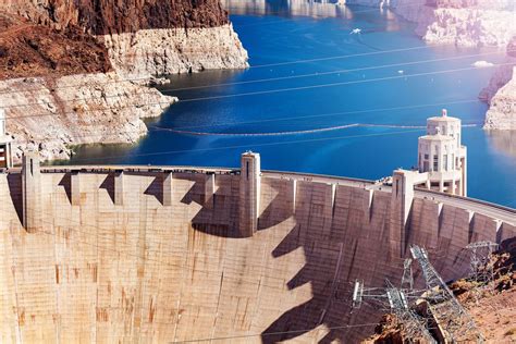 Zweite Tot Erde Der Hoover Dam Im Westen Der Usa Fast Brieffreund Gangster