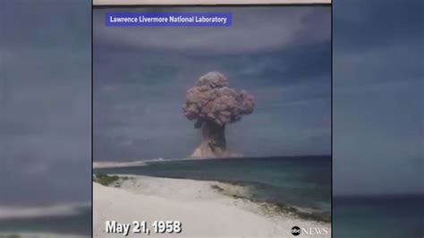 Declassified Nuclear Weapon Test Footage From 1958 Good Morning America