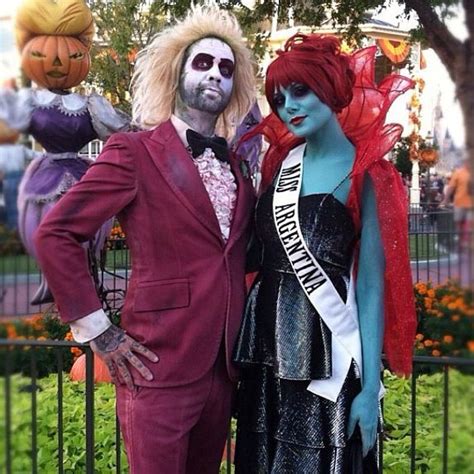 Diy decoration ideas for birthday parties. DIY Beetlejuice Miss Argentina Costume | Couple halloween, Couple halloween costumes ...
