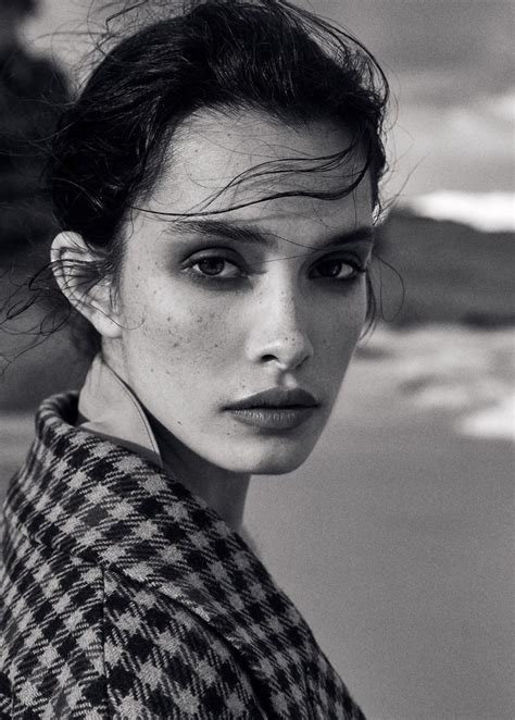 Elle Indonesia August Zoe Barnard By Jeremy Choh Black And White Photography Portrait