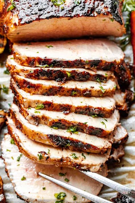Remove roast from bag, place in a roasting pan, and discard marinade. Grilled 7 Up Pork Roast Recipe The Best Grilled Pork Loin