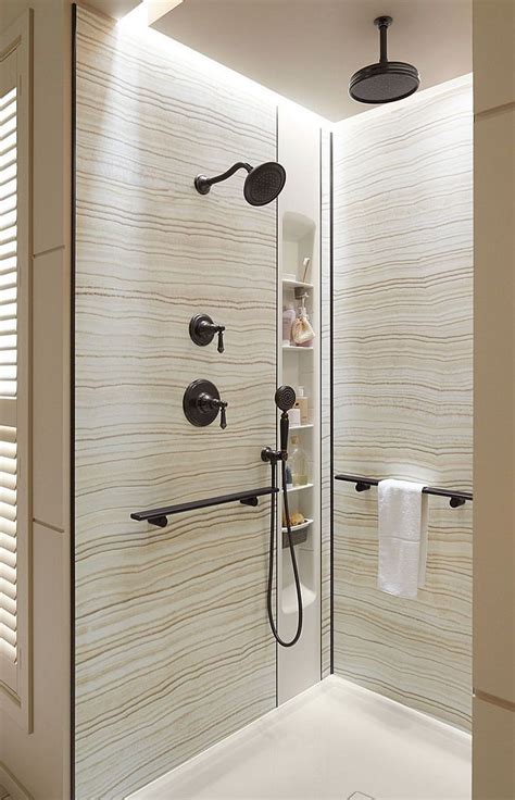 The development of modern small corner bathtub with shower extended the total useful space in bathrooms that don't have colossal sizes. The Best Corner Shower Designs For Your Small Bathroom and ...