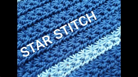 Crochet Star Stitch With Neat Edges No Gaps Youtube