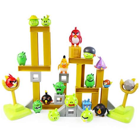 Angry Birds Classical Space Version Building Blocks Shooting Toys 9