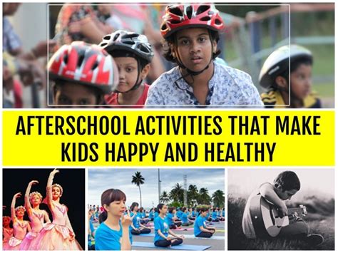 Afterschool Activities That Make Kids Happy And Healthy