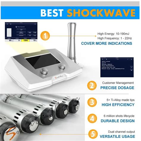 Gainswave Shockwave Li Eswt Machine Low Energy Defocused Extracorporeal