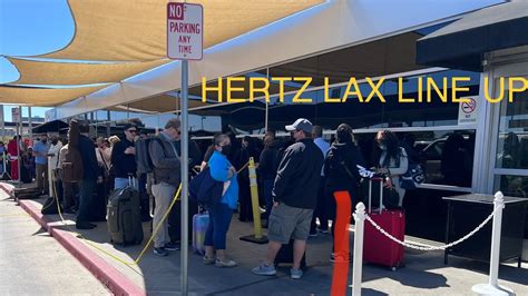 Hertz Car Rental Los Angeles Airport Lax March 2022 Youtube