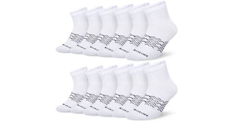 Mio Marino Moisture Control Low Cut Ankle Socks 12 Pack In White For Men Lyst
