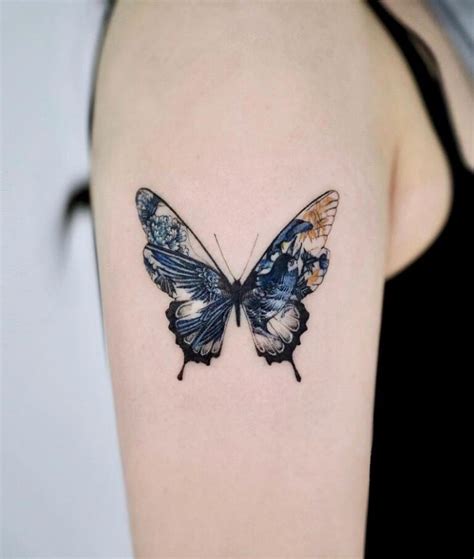 Bird And Butterfly Tattoo Get An Inkget An Ink