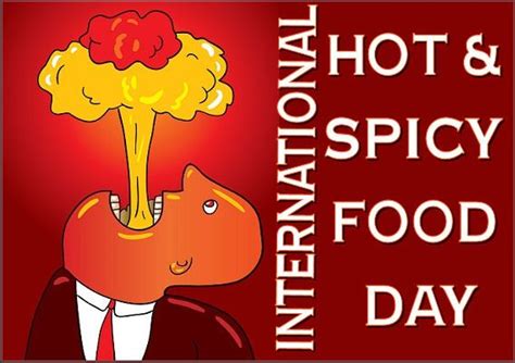 The International Hot And Spicy Food Day Poster
