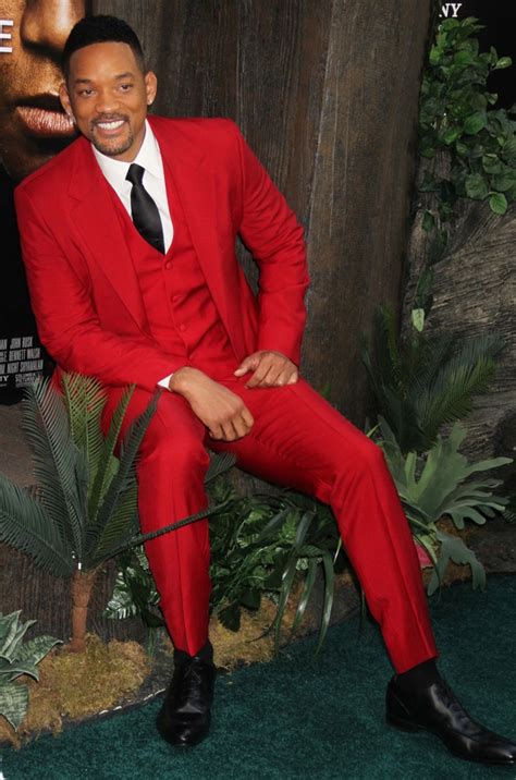 Celebrity Men In Red Suits