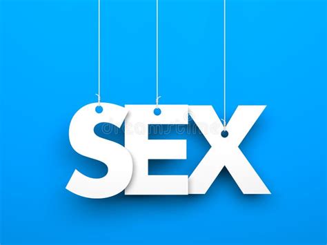 Sex Letters On Strings Stock Illustration Illustration Of Concept