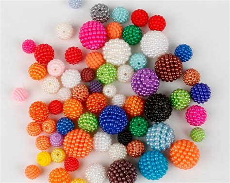 2021 Mixed Color 10mm Abs Imitation Pearl Beads Round Abs Plastic Beads Arts Crafts Apparel